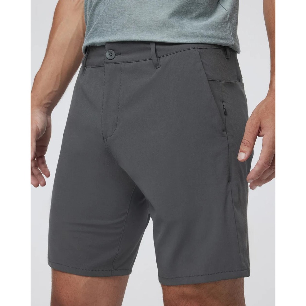 Vuori Men's Aim Short Charcoal Gray Performance Chino Casual Shorts Size 30